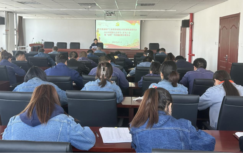 工投公司纪委召开2023年度第三次学习（扩大）会 暨&ldquo;清明节&rdquo;前廉政警示教育会