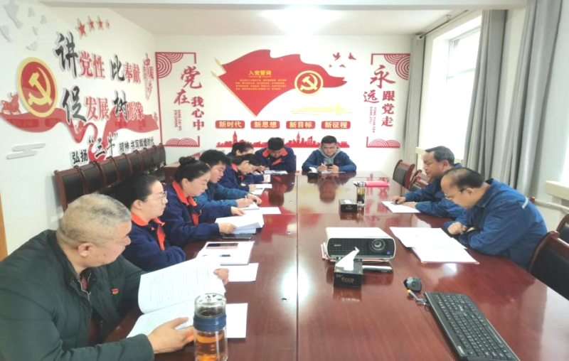 配送公司所属各党支部召开2024年度组织生活会暨民主评议党员大会