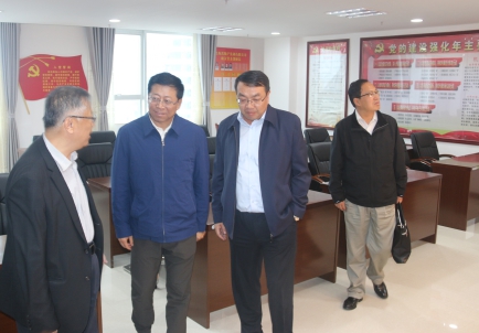 青海省副省长、省国资委党委书记、主任王黎明，莅临tyc5997太阳集团首页调研指导工作